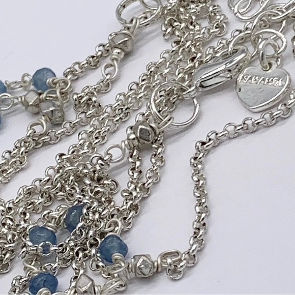 Nakamol Beaded Light Blue Pendant Necklace - Picture 4 of 4